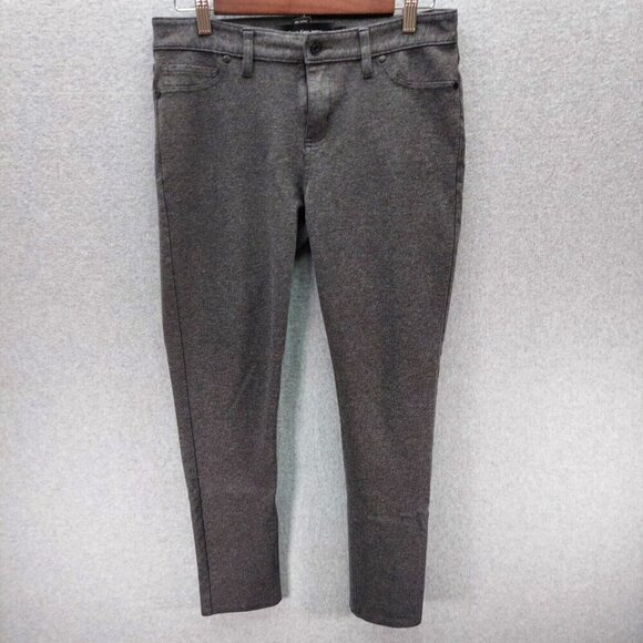 Calvin Klein  Charcoal Gray Pull On Stretch Pants Leggings Sz 8 No Front Pockets - Picture 3 of 16